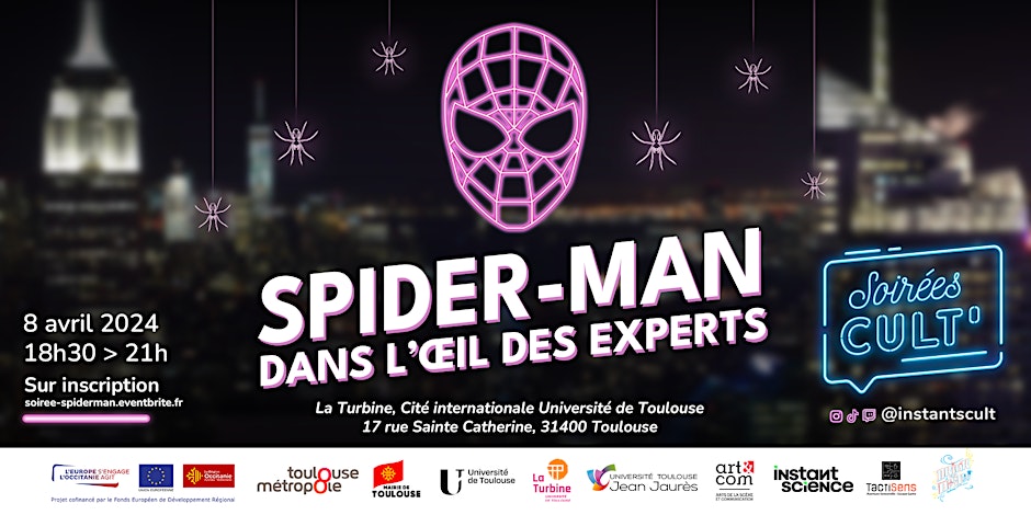 Jan Stark deciphers Spider-man at Soirées Cult’