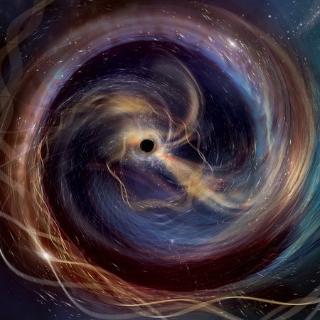 La plus bruyante fusion de trous noirs jamais analysée, un des théorèmes de Stephen Hawking passe le test.